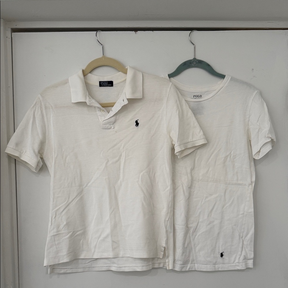 Two Polo Ralph Lauren Shirts, 1 Classic Polo Shirt & 1 Ralph Lauren T-shirt